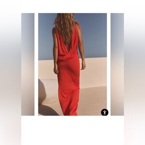 Zara backless dress